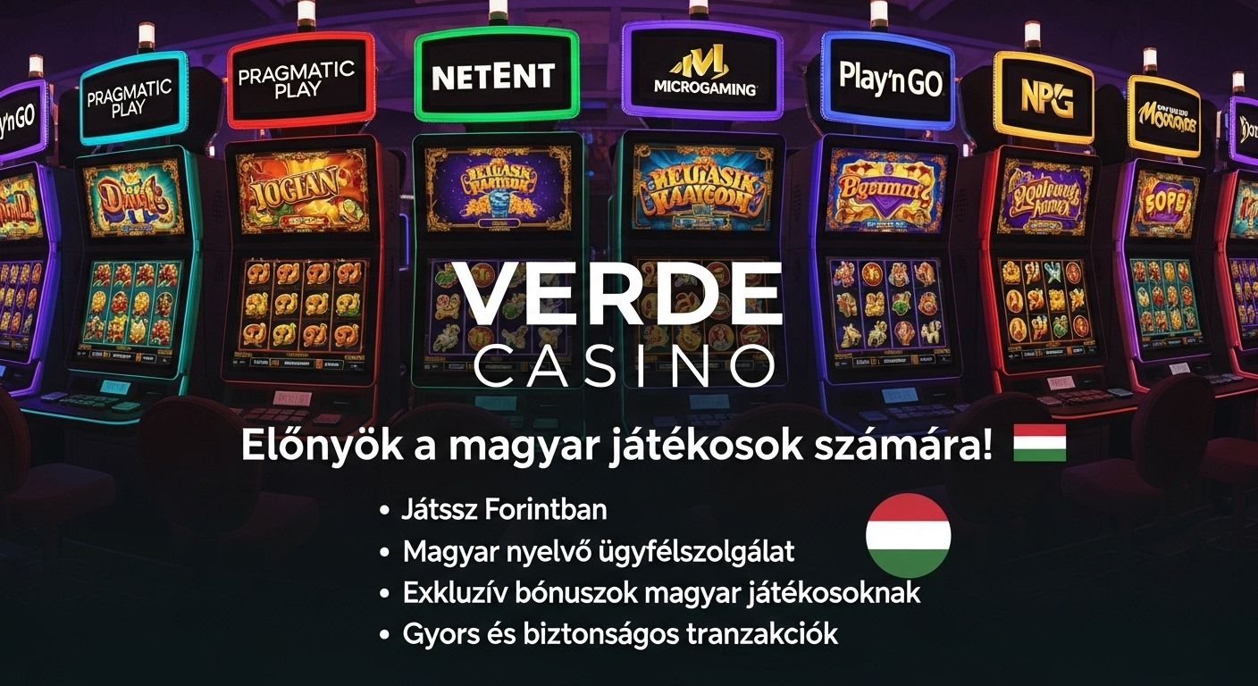 Játék- és szoftverszolgáltatók verde casino kifizetés